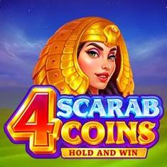 4 Scarab Coin Hold and Win slot game