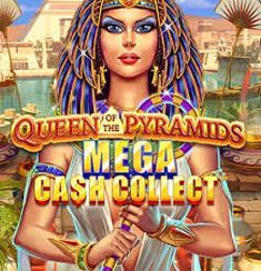 Queen of the Pyramids Mega Cash Collect logo