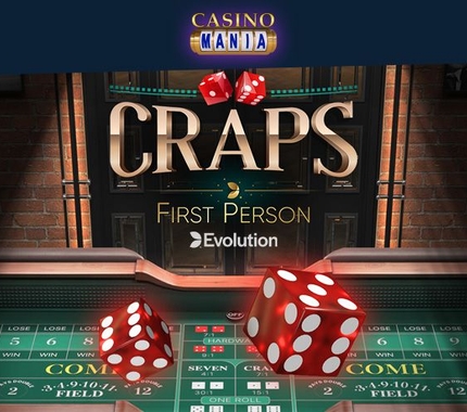 First Person Craps: l’innovativo gioco di Evolution approda su Casino Mania