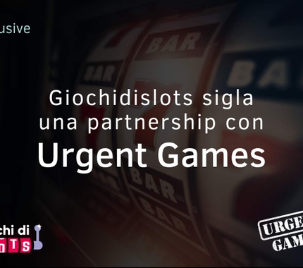 Giochidislots sigla una nuova partnership con Urgent Games