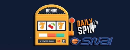Daily Spin: il bonus giornaliero Snai