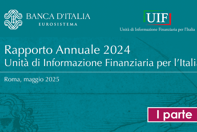 Azzardo e criminalità: i rischi secondo il rapporto UIF