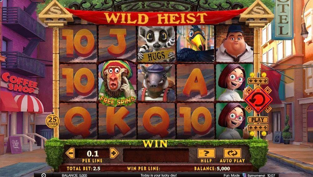 Wild Heist slot game